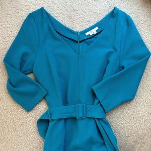 Never worn! Boden Margie Ottoman v-neck sheath dress, size 10 Regular